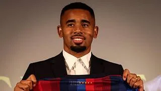 Gabriel Jesus es presentado oficialmente con el Barcelona