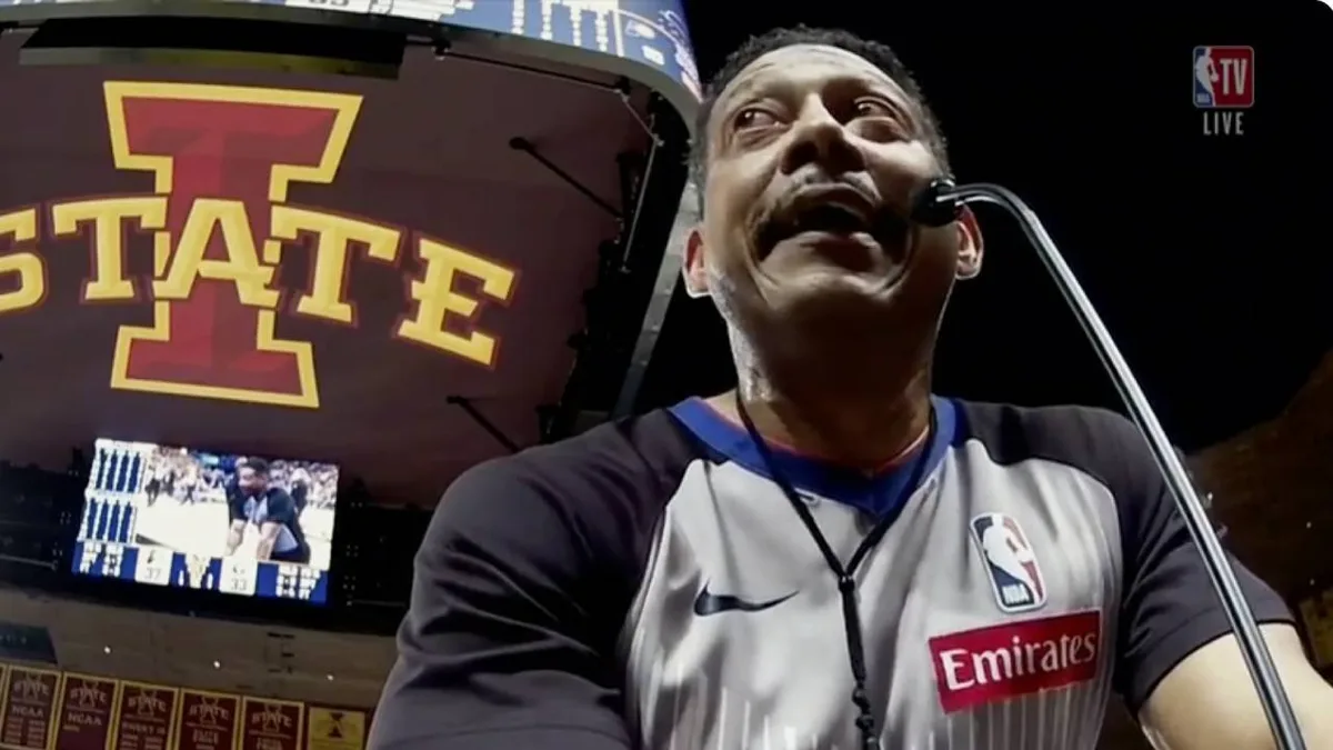 NBA ref Bill Kennedy back with another iconic mic moment in pre-season