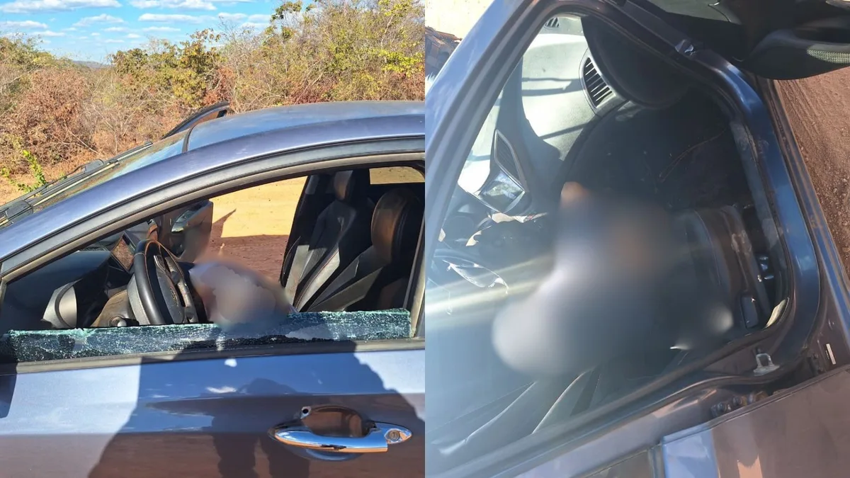Homem é encontrado morto dentro de carro com marcas de tiros no Sul do Piauí