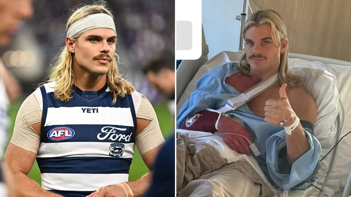 Bailey Smith undergoes shoulder surgery days after Geelong’s semi-final loss to Fremantle