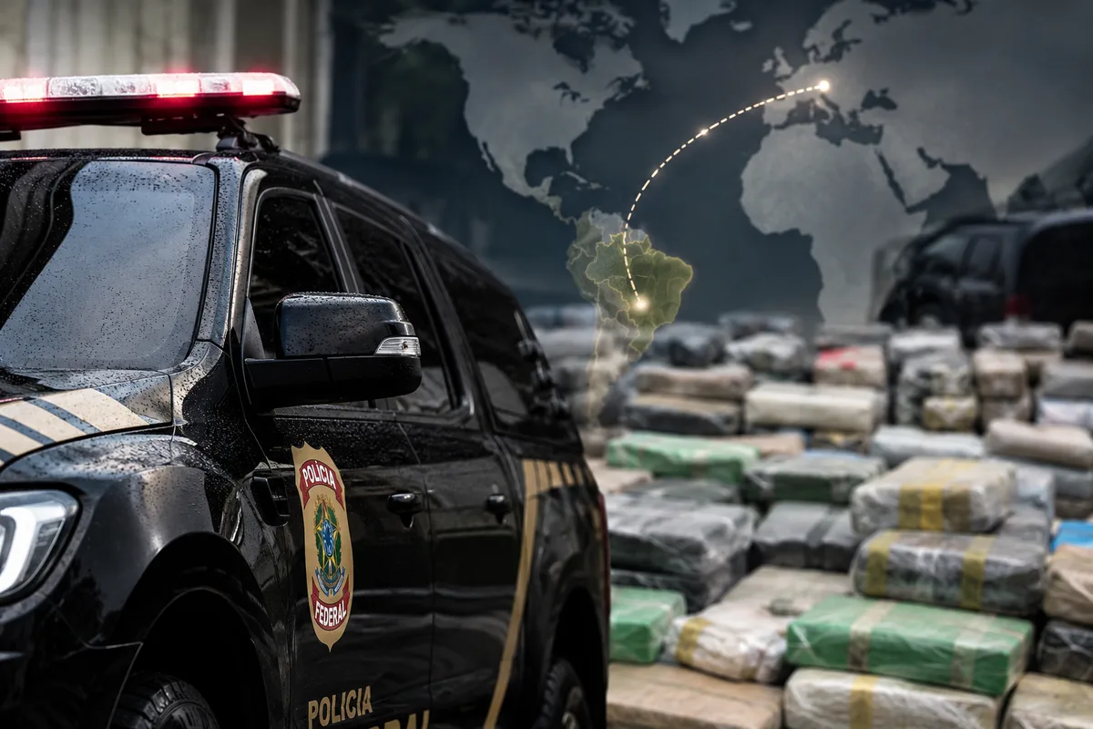 PF investiga organização suspeita de transportar droga de MS para Europa