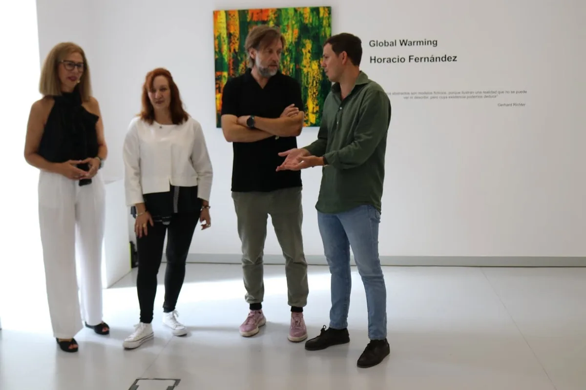 El artista Horacio Fernández presenta en Palencia su mirada sobre el medio ambiente y el calentamiento global