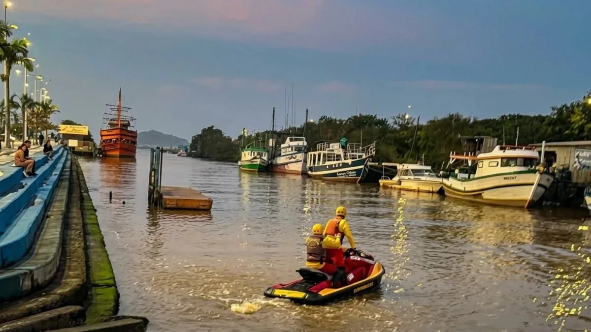 Criança de 10 anos é arrastada por onda, se afoga e desaparece no mar em SC