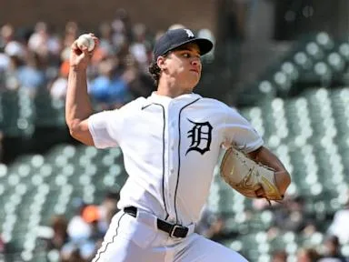 Jobe strikes out career-high 8, Tigers extend Rockies' slide to 7 games with 8-1 win