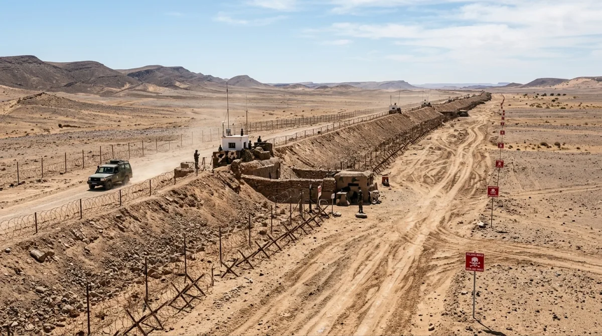 Marrocos levantou muro de 2.700 km entre 1980 e 1987 que virou uma barreira de areia, rasgou o Saara Ocidental e ainda divide um território inteiro