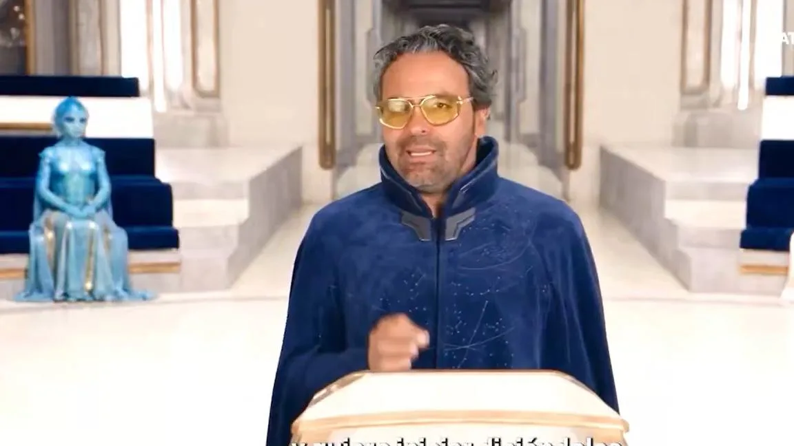 Diputado poblano de Morena rinde informe... ¡ante extraterrestres en el Parlamento Galáctico! (Video)