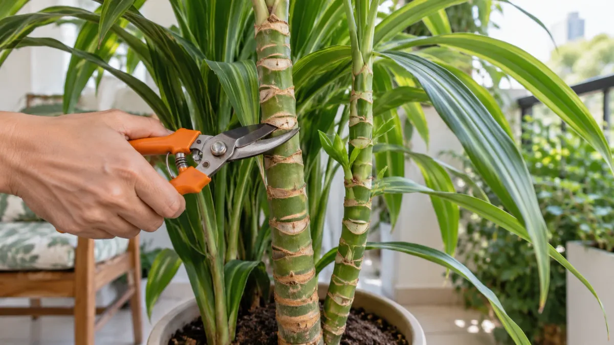 Podando a dracena: onde fazer o corte e como estimular novos brotos no caule