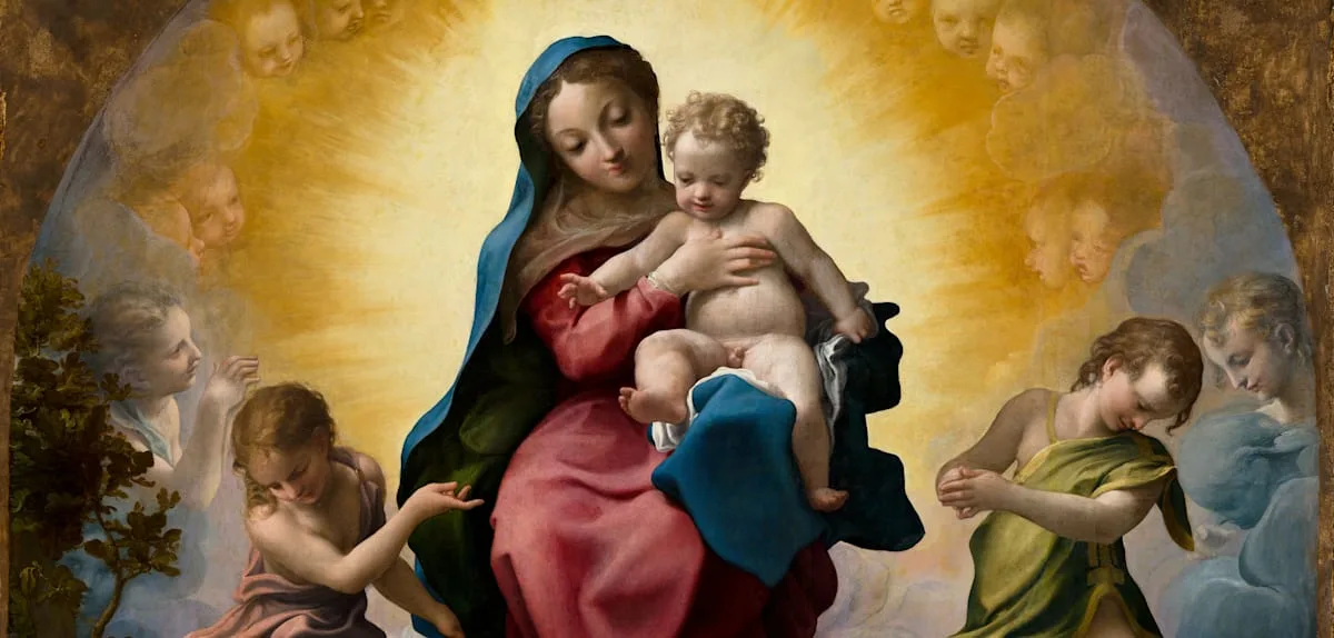 Strahlende Madonnen. Heilige in Verzückung. Selbst Märtyrer verlieren nie die gute Laune