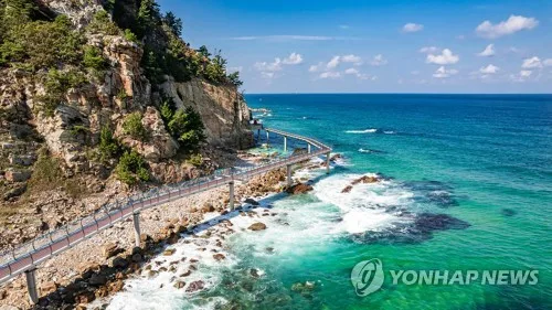 "파도 가장 가까이"…강릉 9월 추천 여행지 '바다부채길'