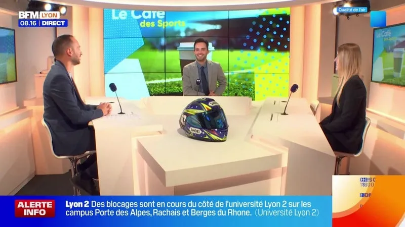 Le café des sports: Chloé Battu est une pilote de moto qui relève des défis.