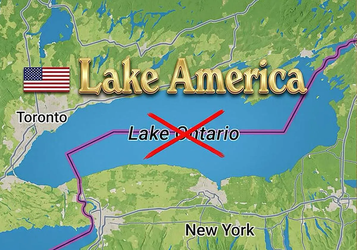 Trump renombra el lago Ontario como lago América en plena guerra comercial con Canadá