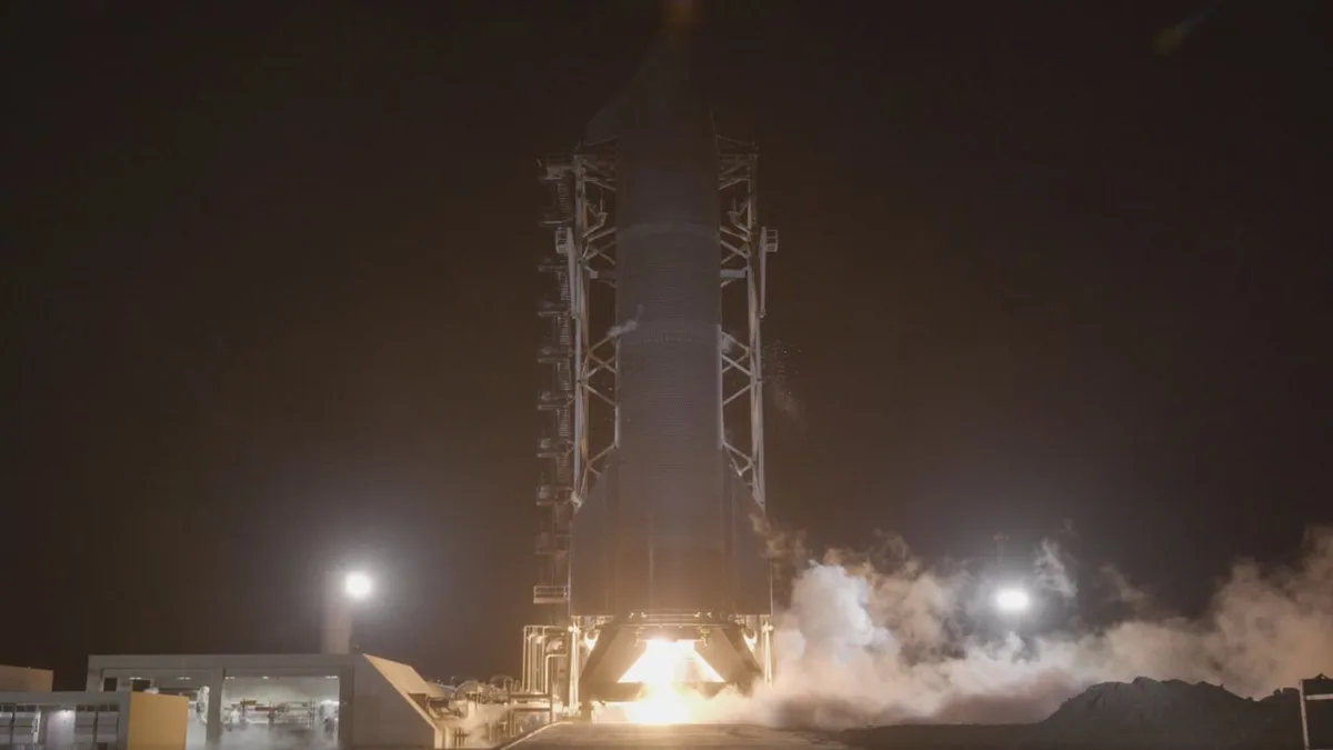 SpaceX fires up Starship ahead of megarocket’s 1st orbital flight (video)