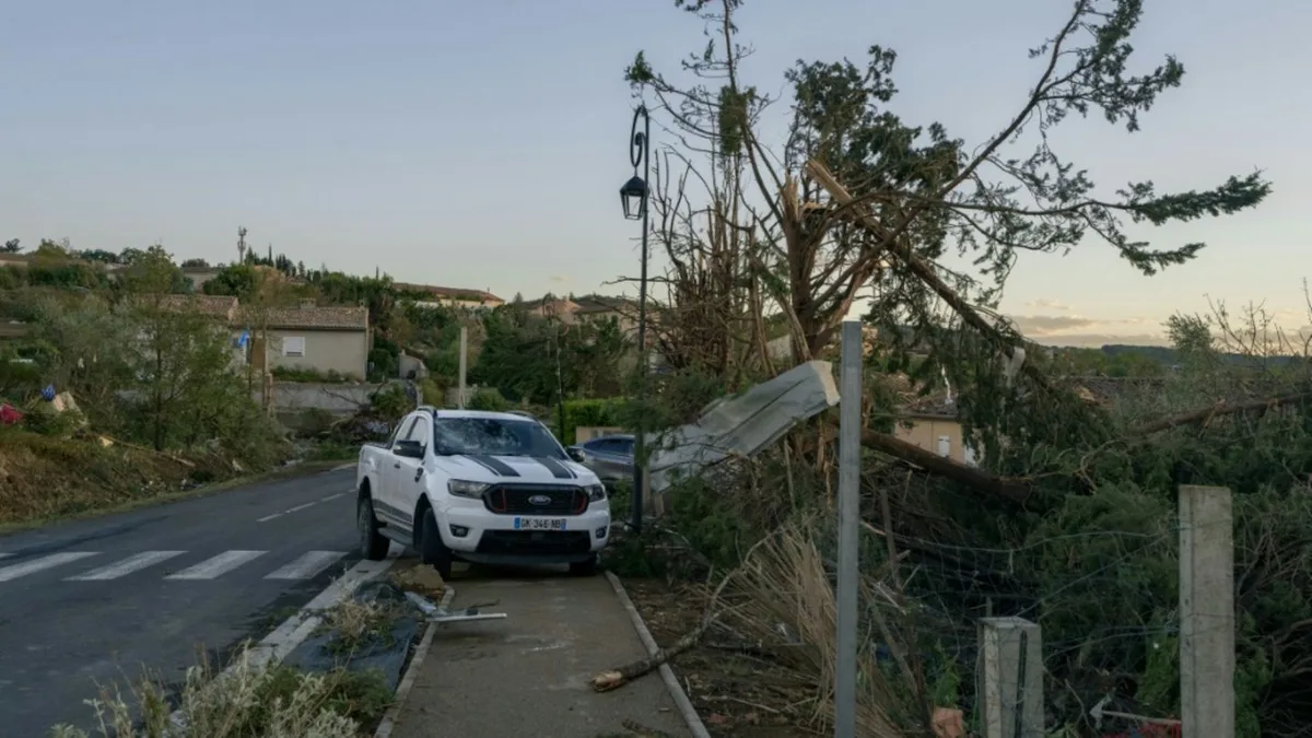 Tornado verwüstet Dorf in Südwest-Frankreich: 39 Verletzte