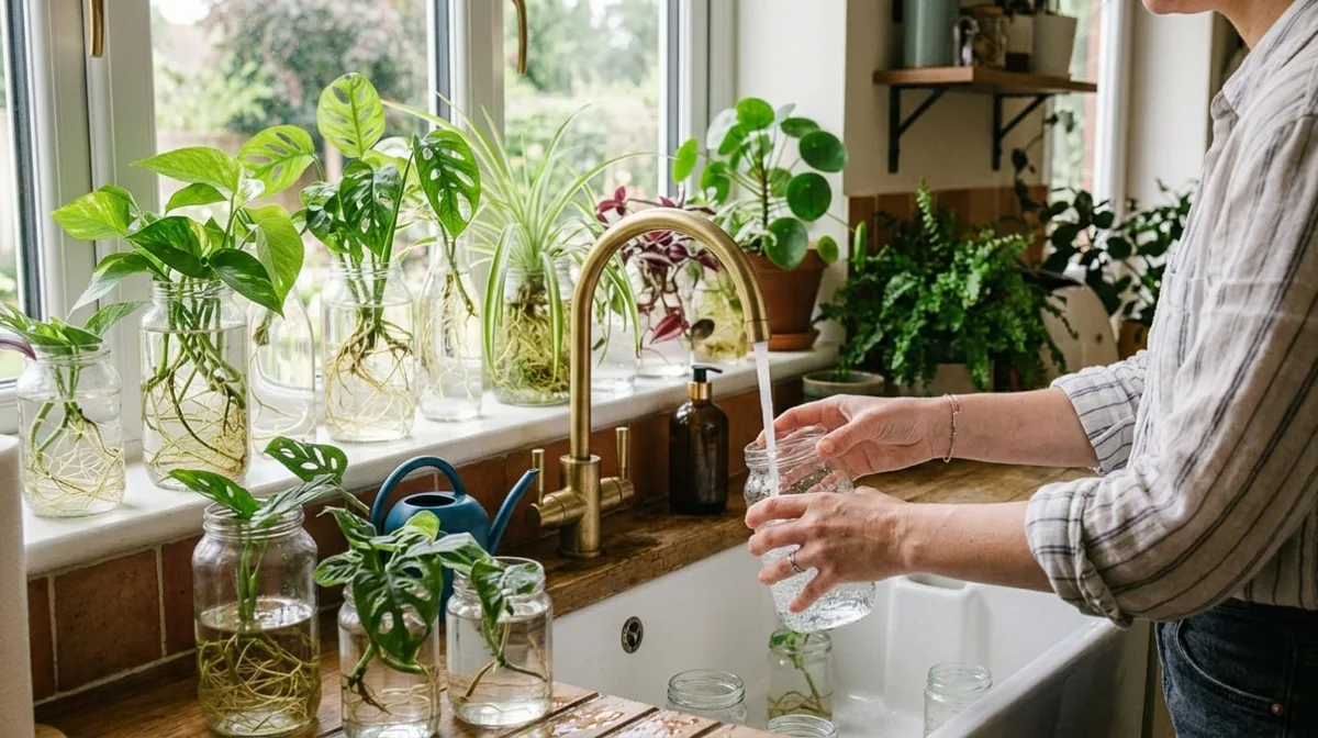 Cada cuánto hay que cambiar el agua de las plantas en frascos para que no se pudran las raíces