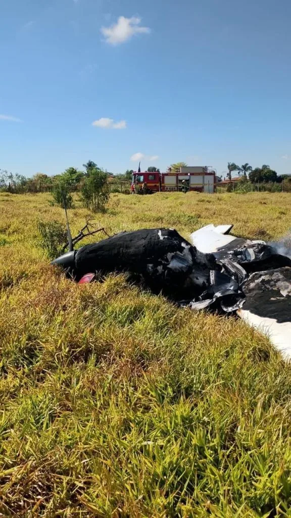 Veja como ficou avião que registrou pequena explosão após pane em MG