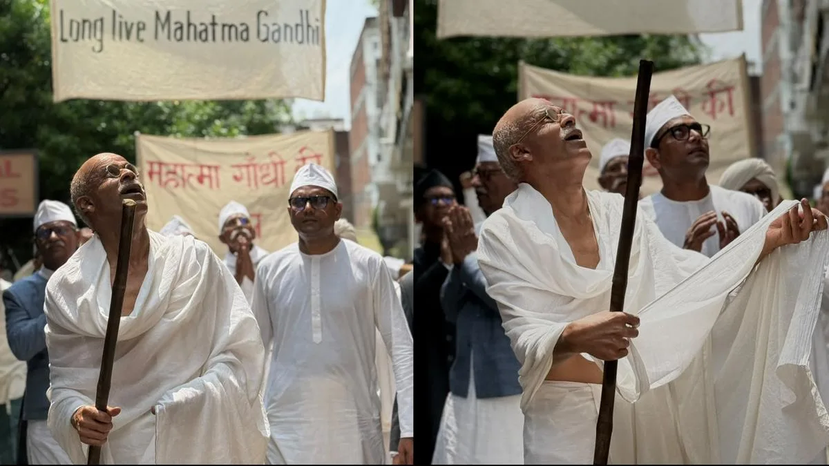 Manoj Bajpayee’s first look as Mahatma Gandhi in Sudhir Mishra-Anubhav Sinha’s next out