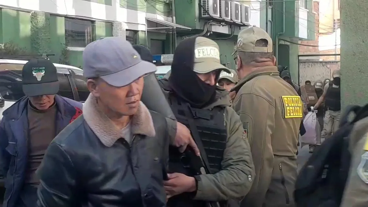 Más de 10 asiáticos terminaron detenidos en una operación contra la minería ilegal en Bolivia