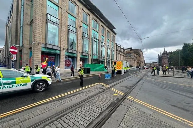 Man falls to his death from top of building in Edinburgh city centre