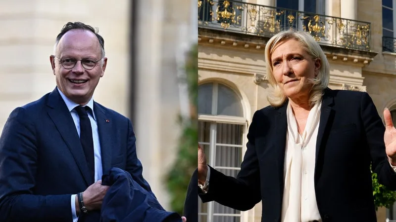 "Elle n'ose pas dire qu'elle veut sortir de l'Europe": Edouard Philippe accuse Marine Le Pen de formuler des propositions "très dangereuses pour les agriculteurs français"
