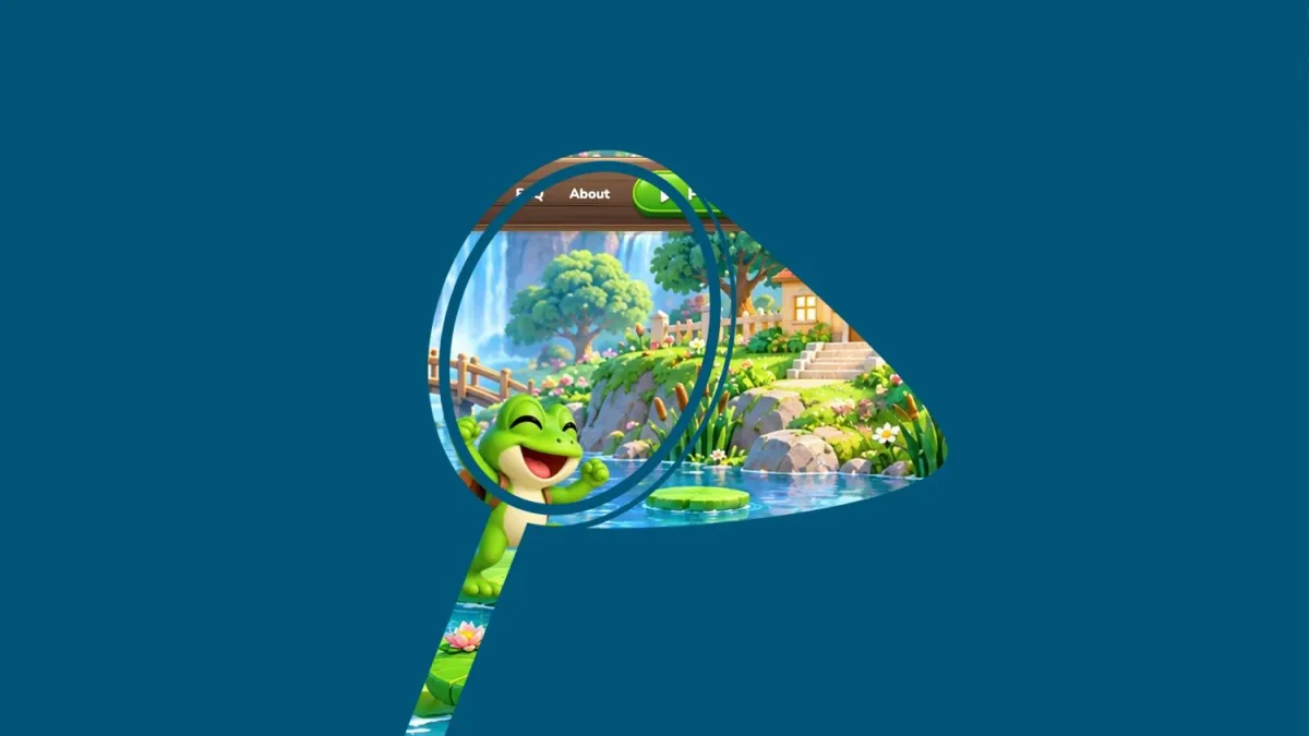 Netzrätsel: Hüpf, kleiner Frosch!