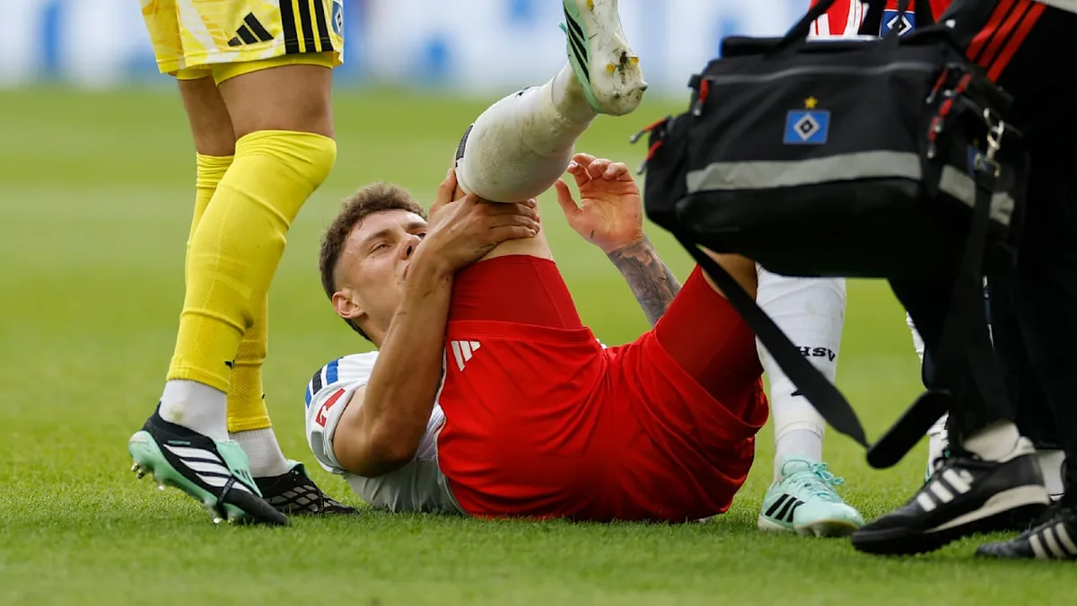 Er musste verletzt raus - Schock-Diagnose bei HSV-Kapitän!