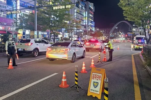 광주경찰, 한글날 휴일 폭주족 단속…46건 적발
