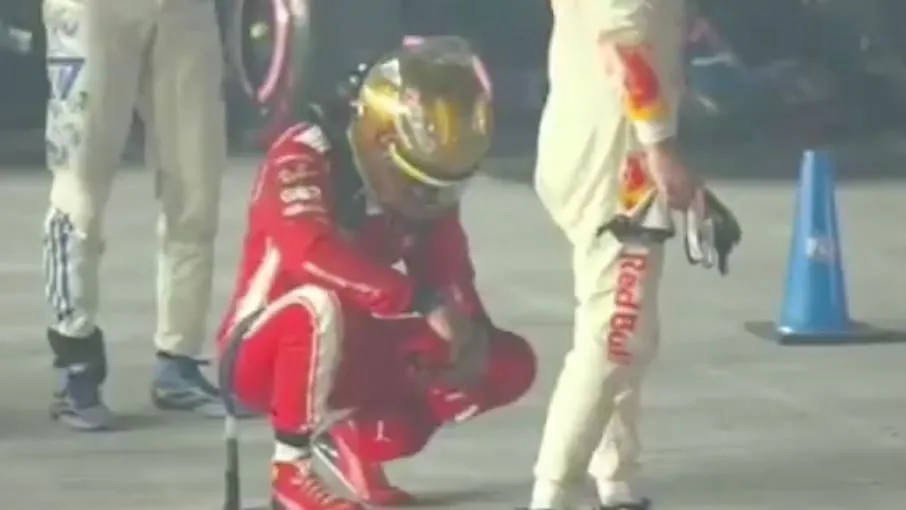 Nach dem Rennen - Schwächeanfall von Lewis Hamilton!