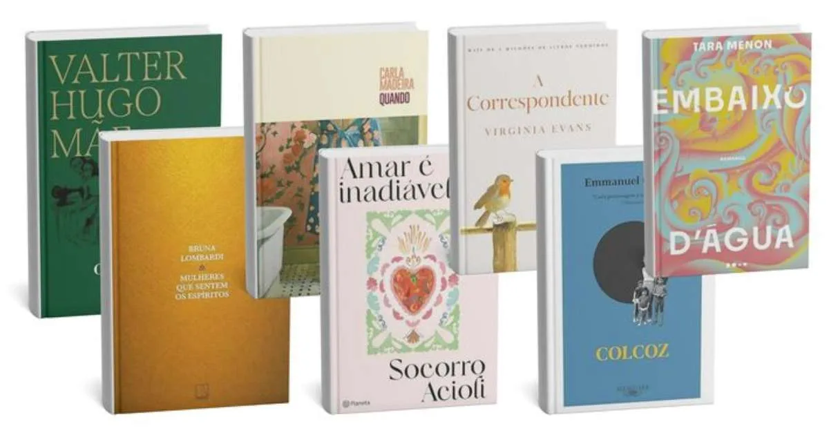 7 novos livros para ler no fim de semana, de Carla Madeira e Socorro Acioli a Valter Hugo Mãe