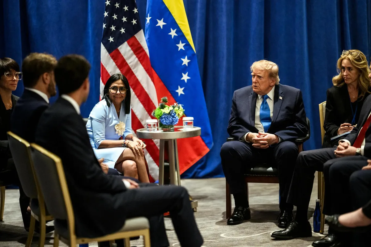 Delcy Rodríguez calificó de histórica su reunión con Donald Trump y le agradece su "respaldo"