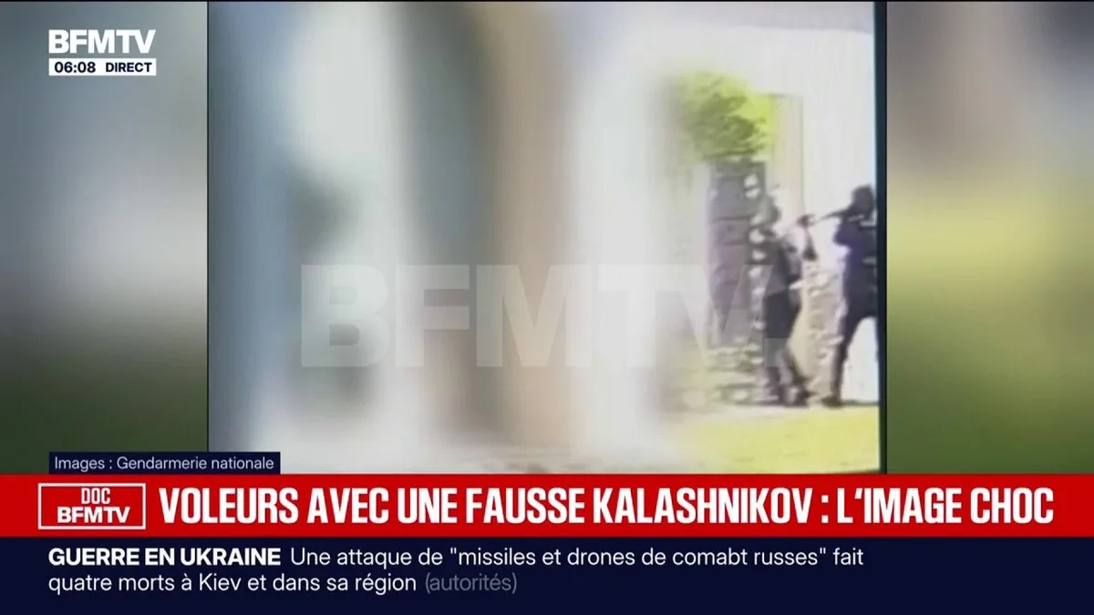 Alpes-Maritimes: trois hommes cagoulés cambriolent une villa avec une fausse kalashnikov, les suspects identifiés et arrêtés