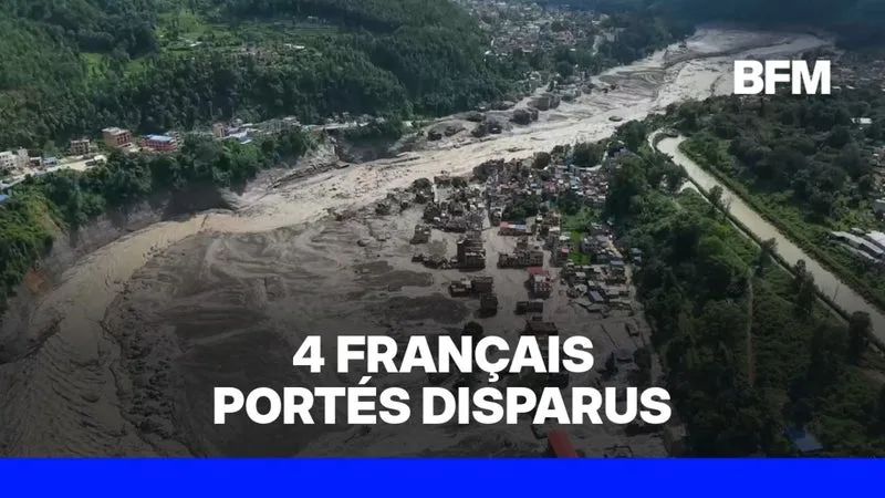 Népal: quatre Français portés disparus dans les inondations