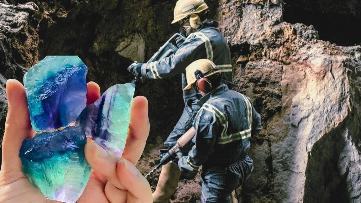 Séptima caída de la producción minera en lo que va de 2026 en México; Coahuila aumenta extracción de fluorita