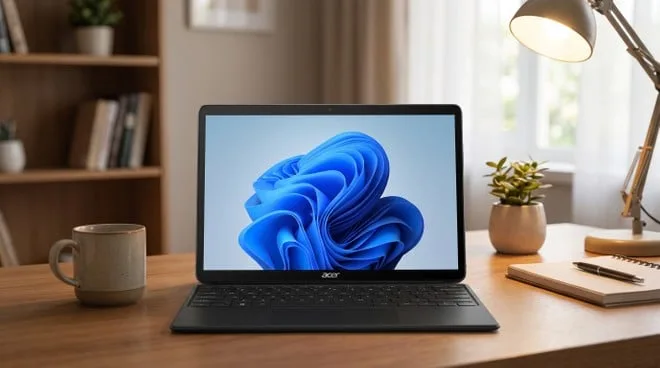 Acer lança tablet 2 em 1 com Windows, chip Intel e teclado destacável