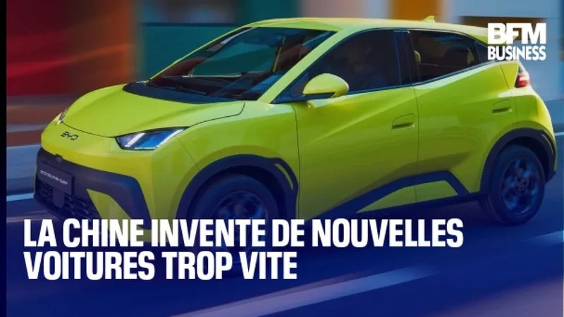 La Chine invente de nouvelles voitures trop vite