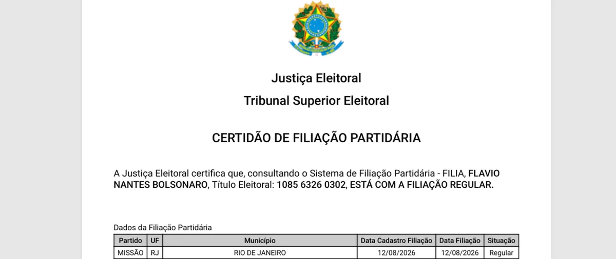 Chance de filiação ao Missão ser malandragem de Flávio Bolsonaro para se fazer de vítima é enorme, diz Renan Santos