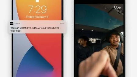 Uber stellt Livestreams aus Fahrten von Jugendlichen für deren Eltern vor