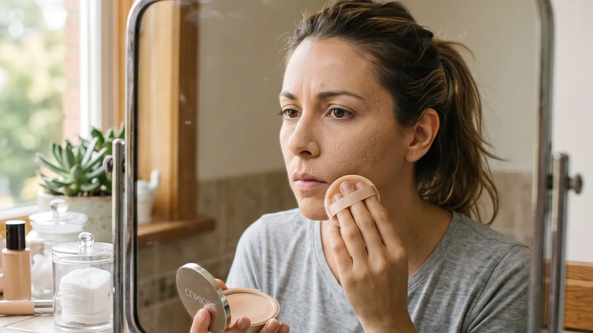 Maquilladores coinciden: “A partir de los 30, abusar del polvo compacto puede hacer que la piel se vea más envejecida”