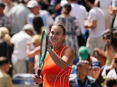 Aryna Sabalenka wins to start her US Open and Carlos Alcaraz is getting started on his