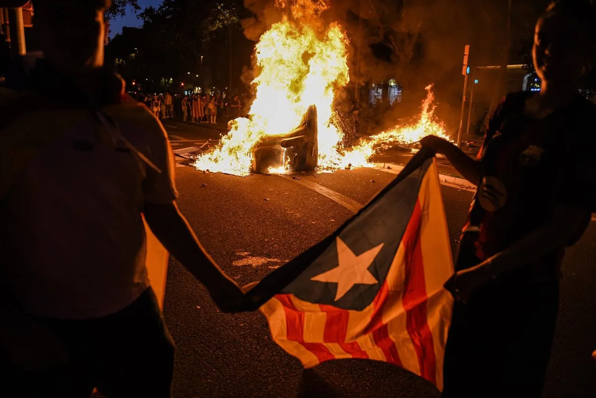 La ANC lamenta la detención "irregular" de ocho menores durante las protestas de la Diada