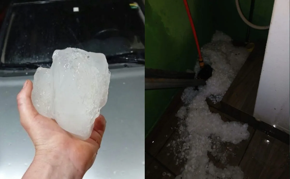 Tempestade com granizo atinge 200 casas e deixa 12 desalojados em cidades do Paraná