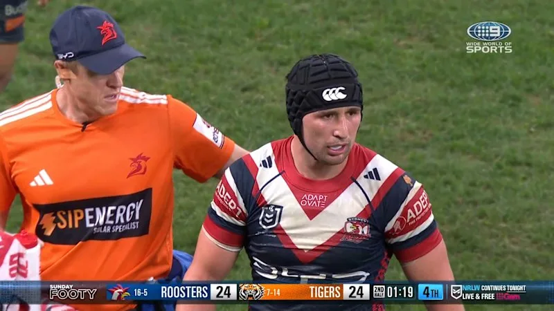 Radley leaves with concussion