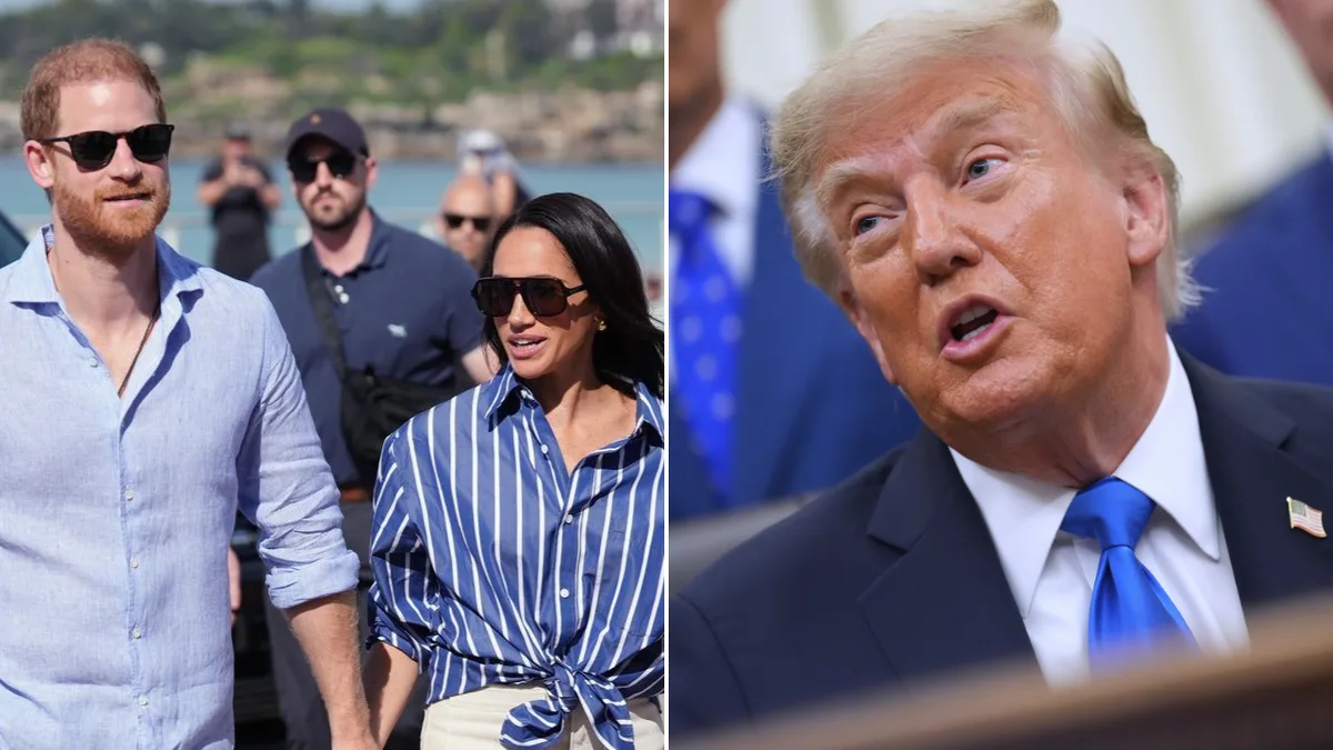 ‘Not a fan’: Trump ‘happy’ Harry and Meghan have relocated back to Britain