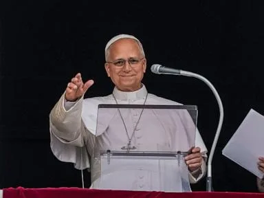 Faithful gather to welcome Pope Leo back for Sunday blessing after cancer surgery