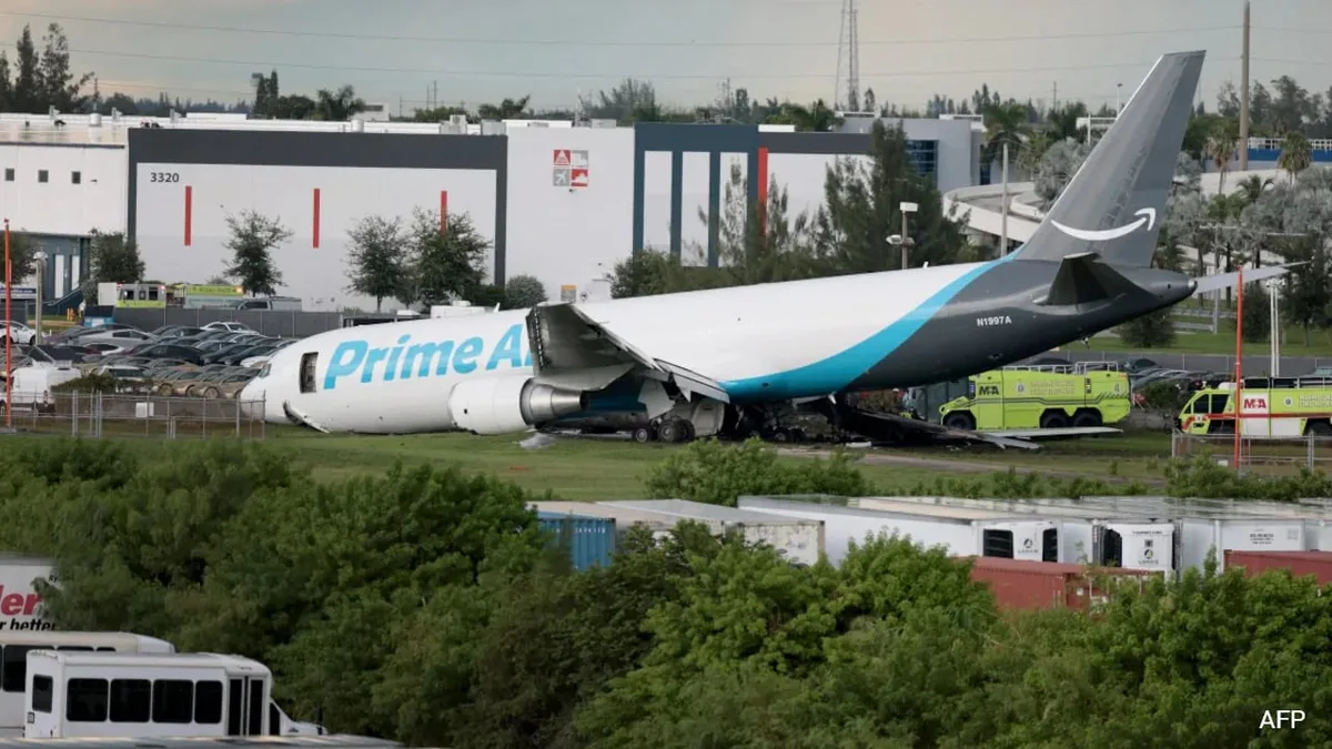 Video Shows Moment Amazon Cargo Plane Crashed In Miami Killing 5