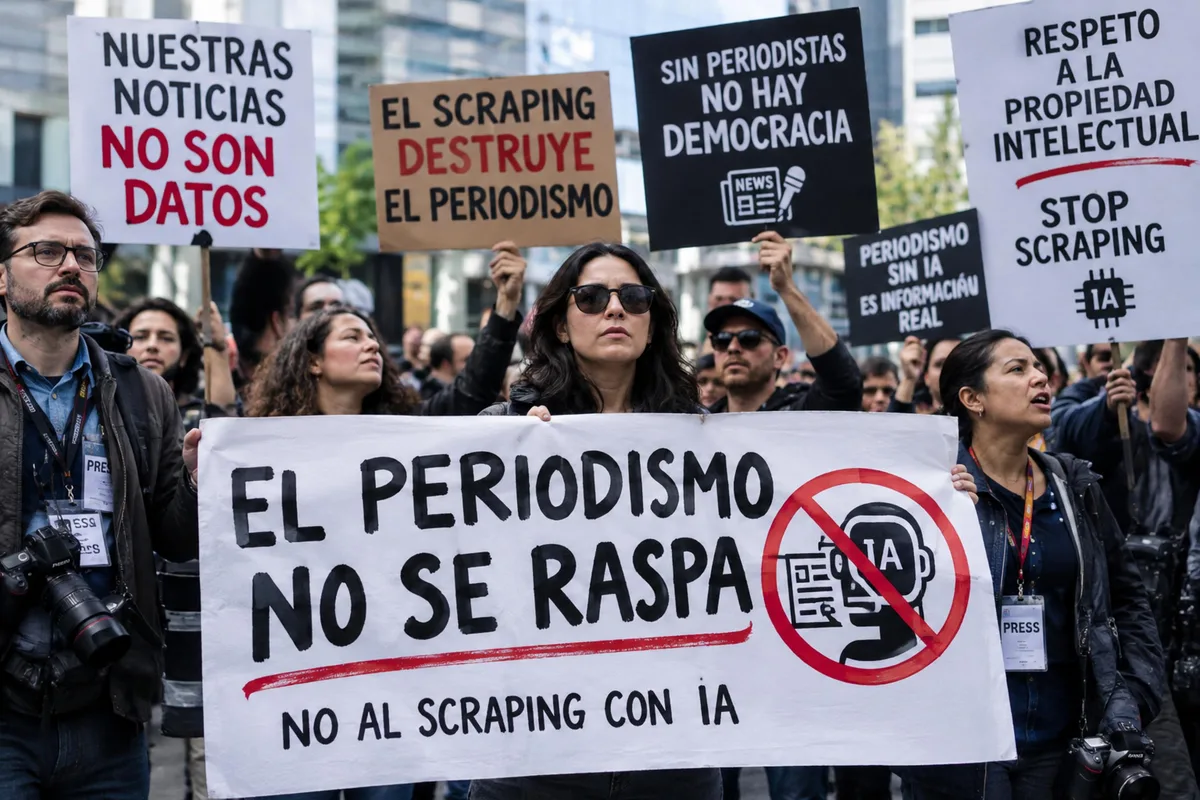 La revuelta de los periodistas contra el ‘scraping’ con IA