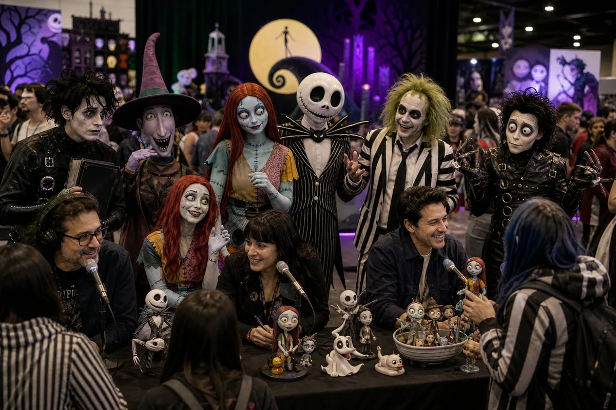 Los personajes de Tim Burton llegan al Toy Fest 2026 con coleccionismo, disfraces y actores de doblaje: dónde y cuándo será