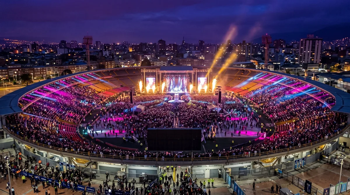 Estos son los conciertos que ocuparán El Campín de Bogotá en la recta final de 2026 y limitarán su disponibilidad para el fútbol