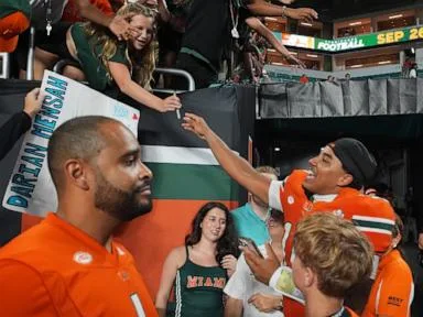 No. 5 Miami is showing off its depth on offense after 2 blowout wins to open the season