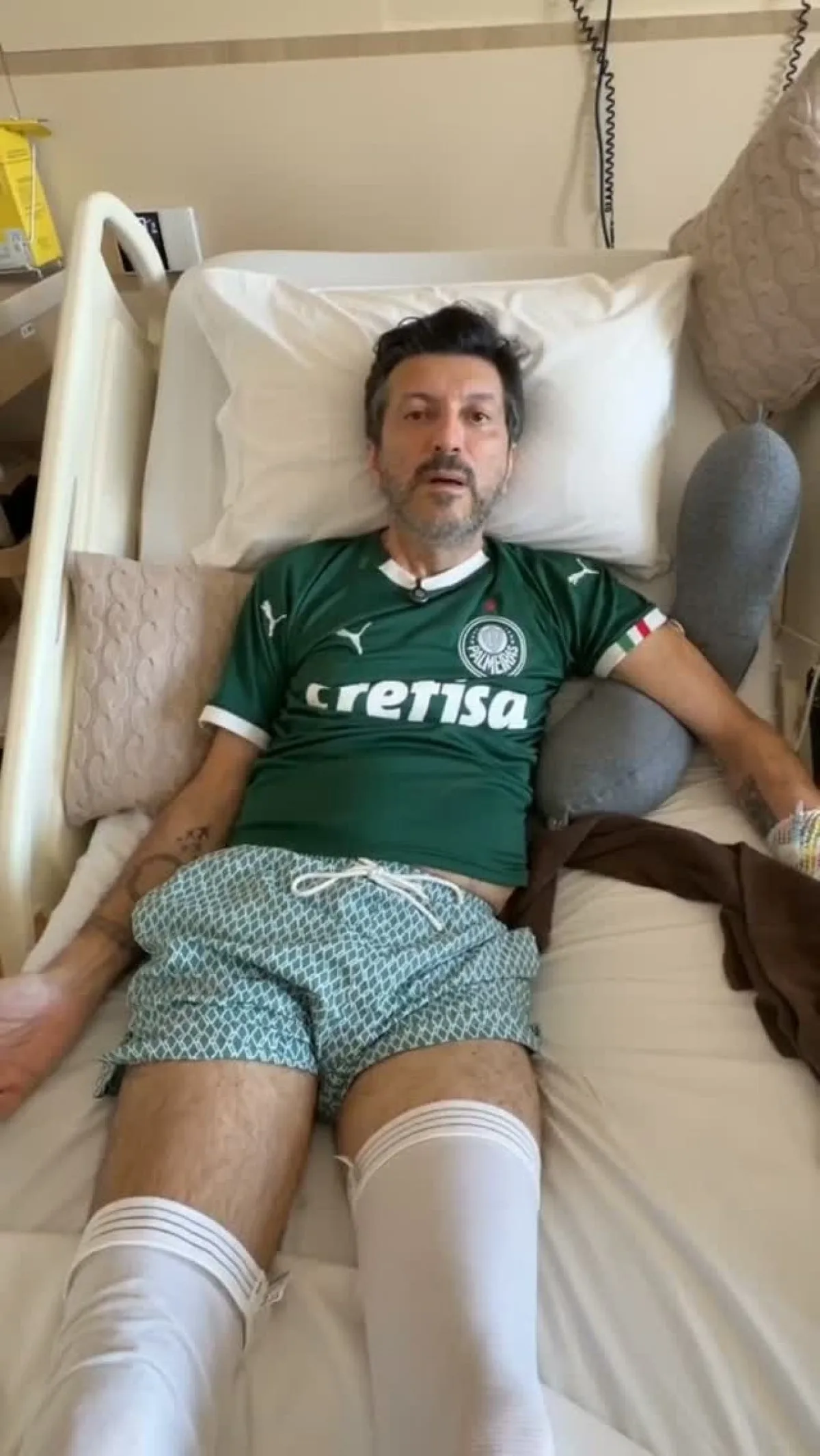 Em primeira aparição, Lito Sousa pede tratamento experimental para doença rara