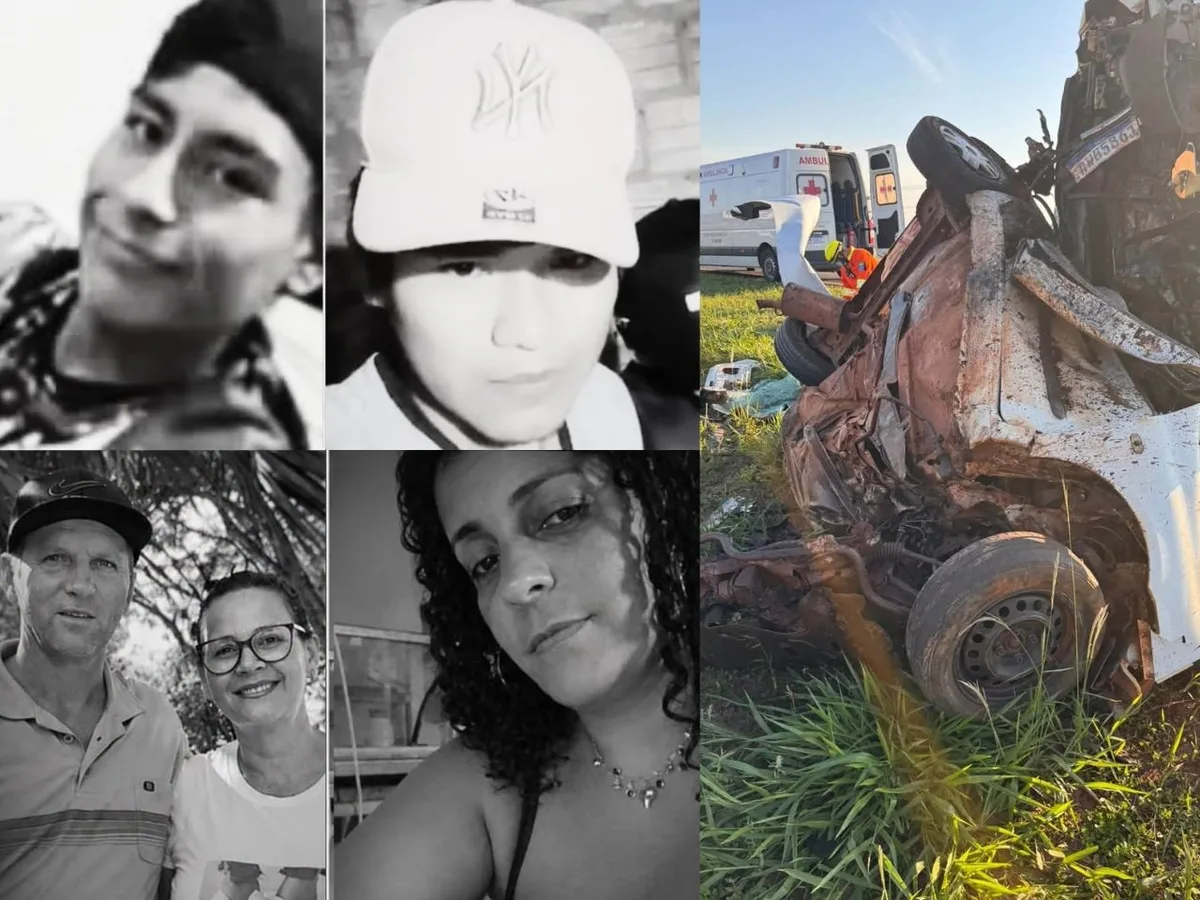 Van com pacientes que voltava de atendimento médico bate em carro e deixa 5 mortos na BR-163